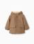 Parka à capuche avec doublure en sherpa Gris 3 - vertbaudet enfant 
