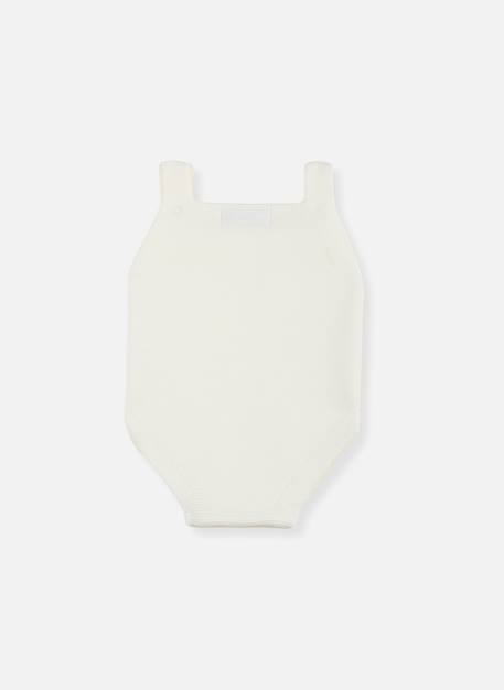 Barboteuse bébé made in france Écru+Moka+Vert mercury 2 - vertbaudet enfant 