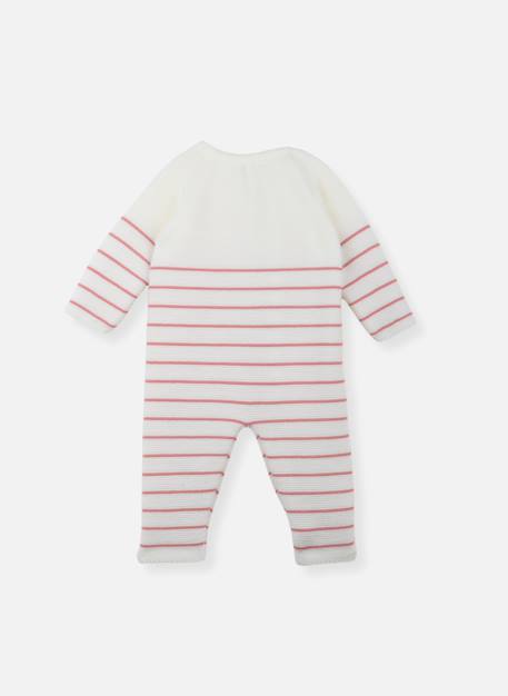 Combinaison bébé marinière Ecru rayé marine+Ecru rayé marine + coquelicot+Ecru rayé marine+curry+Ecru rayée pétunia+Marine rayé écru+Pétunia rayé écru 15 - vertbaudet enfant 