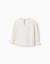 Pull en maille avec nœud jacquard Blanc 2 - vertbaudet enfant 