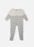 Combinaison bébé à pieds - collection «petits marins» Ecru rayé marine+Ecru rayé rouge basque 2 - vertbaudet enfant 