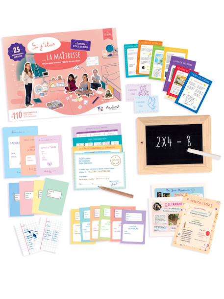 Jeu d'imitation Si j'étais la maîtresse collector - A partir de 6 ans Rose 2 - vertbaudet enfant 
