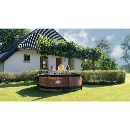 Piscine ø244x76cm avec pompe filtrante Gris 6 - vertbaudet enfant 