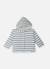 Manteau bébé à capuche en tricot Curry+Ecru rayé marine+Marine rayé écru+Pétunia 5 - vertbaudet enfant 