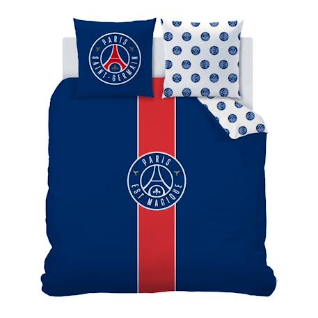 Parure de lit imprimée 100% coton, psg terrain Bleu 3 - vertbaudet enfant 
