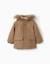 Parka à capuche avec doublure en sherpa Gris 1 - vertbaudet enfant 