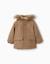 Parka à capuche avec doublure en sherpa Gris 2 - vertbaudet enfant 