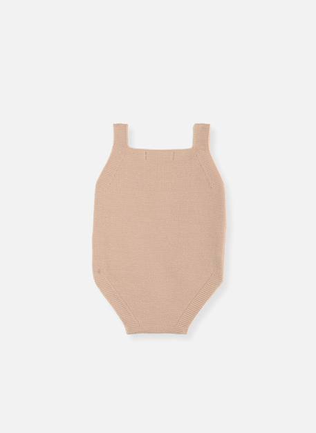 Barboteuse bébé made in france Écru+Moka+Vert mercury 4 - vertbaudet enfant 