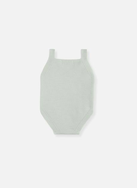 Barboteuse bébé made in france Écru+Moka+Vert mercury 6 - vertbaudet enfant 