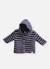 Manteau bébé à capuche en tricot Curry+Ecru rayé marine+Marine rayé écru+Pétunia 8 - vertbaudet enfant 
