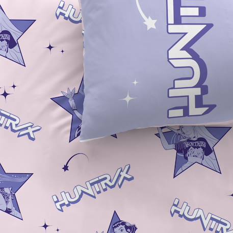 Parure de lit imprimée 100% coton, kpop demon hunters slaypop Rose 2 - vertbaudet enfant 