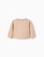 Cardigan en maille avec extrémités festonnées b&s Beige clair 2 - vertbaudet enfant 