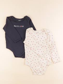 Seconde main-Fille-Lot de 2 bodies en coton - 36 mois