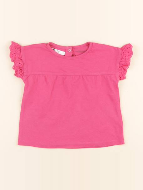 Tee-shirt - 18 mois Rose 1 - vertbaudet enfant 