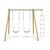 Portique balançoire piki avec échelle de corde pour enfants Bois 2 - vertbaudet enfant 