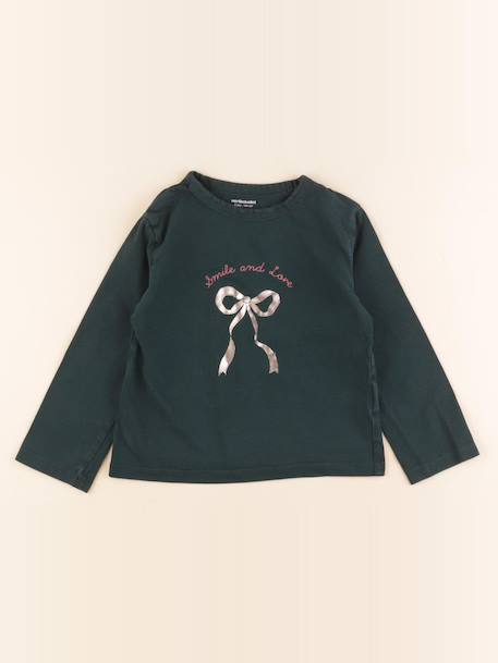 Tee-shirt - 4 ans Vert, or 1 - vertbaudet enfant 