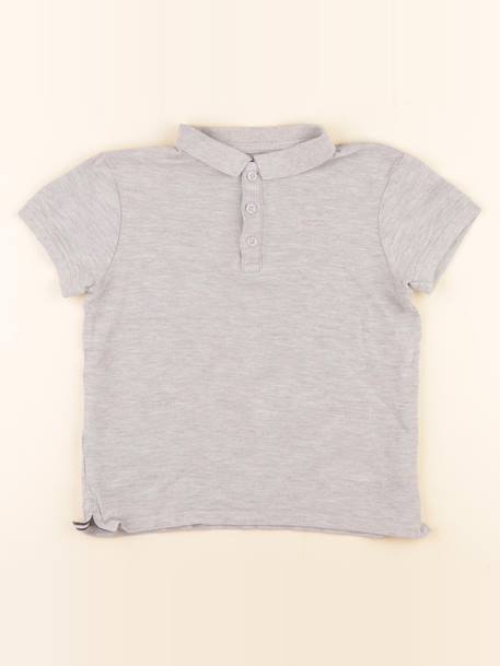 Polo - 8 ans Gris 1 - vertbaudet enfant 