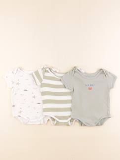 Seconde main-Garçon-Lot de 3 bodies en coton - 9 mois