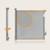 Barrière de sécurité rétractable thea jusqu’à 140 cm sans seuil Black onyx+Grey concrete+White 9 - vertbaudet enfant 