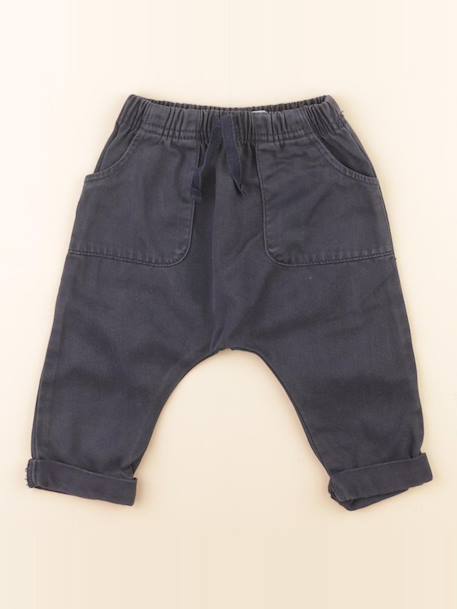 Pantalon - 12 mois Bleu 1 - vertbaudet enfant 