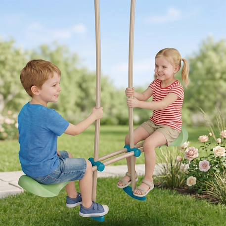 Face à Face pour Portiques - Enfant Vert 1 - vertbaudet enfant 