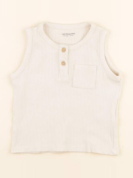 Débardeur - 12 mois Beige 1 - vertbaudet enfant 