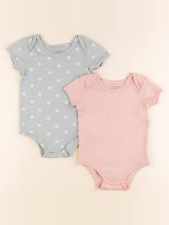 Seconde main-Fille-Lot de 2 bodies en coton - 24 mois