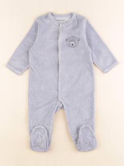 Seconde main-Garçon-Pyjama velours - 9 mois