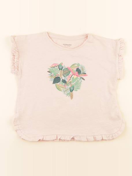 Tee-shirt - 4 ans Rose 1 - vertbaudet enfant 
