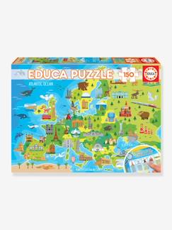 cadeaux-anniversaire-Puzzle 150 pièces Carte d’Europe EDUCA