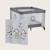 Parc bébé bonnie 100 x 96 cm avec matelas, roulettes et sac de transport Beige sand+Blue navy+Grey stone 15 - vertbaudet enfant 