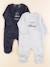 Lot de 2 pyjamas velours - 6 mois Bleu 1 - vertbaudet enfant 