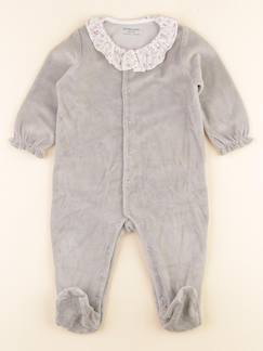 Seconde main-Fille-Pyjama velours - 12 mois