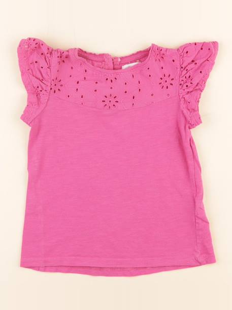 Tee-shirt - 4 ans Rose 1 - vertbaudet enfant 