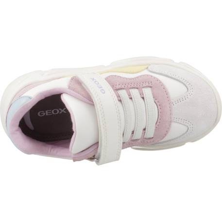 Baskets enfant fille en textile Blanc c1138 6 - vertbaudet enfant 