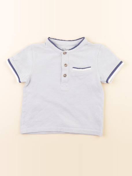 Polo - 12 mois Bleu 1 - vertbaudet enfant 