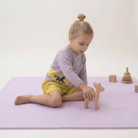 Tapis de Jeu Bébé et Enfant Classique Beige Clair+Bleu ardoise+Gris clair+Lilac+Rose+Vert 17 - vertbaudet enfant 