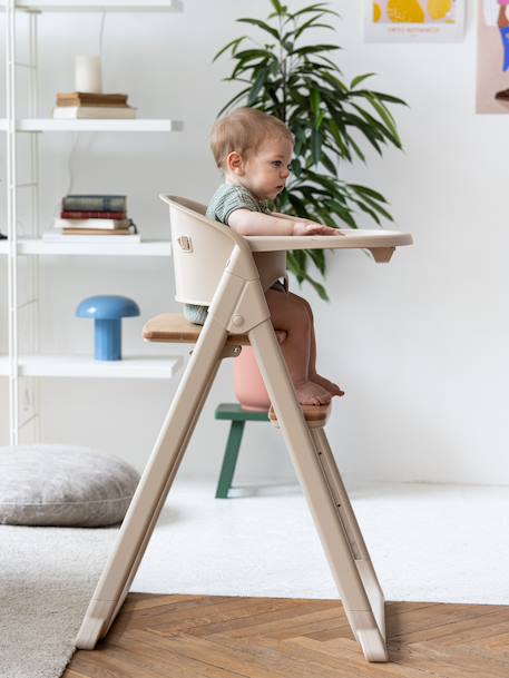 Chaise haute Evoclick 5 en 1 sable 3 - vertbaudet enfant 