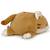 Porte-clé peluche nemu nemu mugi le chat brun (11 cm) Marron, beige, rose 3 - vertbaudet enfant 