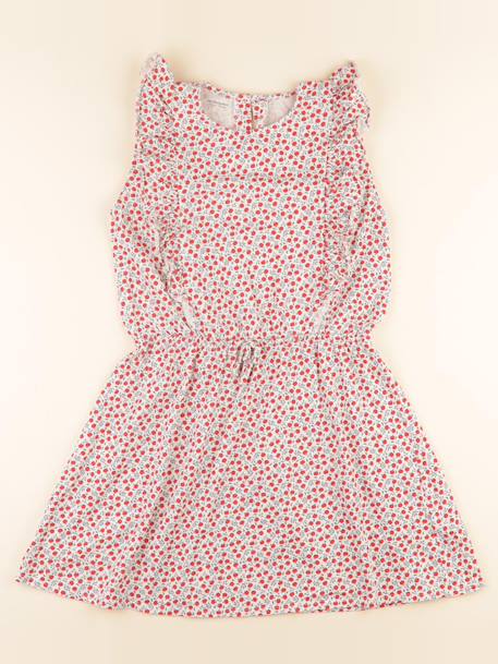 Robe - 12 ans Blanc, rouge 1 - vertbaudet enfant 
