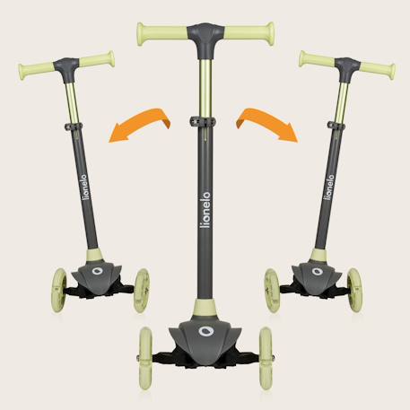 Trottinette enfant 3 roues jessy avec roues lumineuses et hauteur réglable Grey brown+Grey green+Pink rose 8 - vertbaudet enfant 