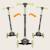 Trottinette enfant 3 roues jessy avec roues lumineuses et hauteur réglable Grey brown+Grey green+Pink rose 8 - vertbaudet enfant 