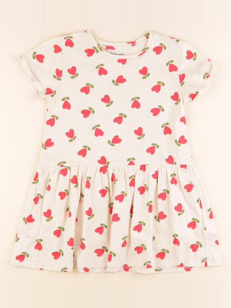Robe - 6 ans Beige, rouge 1 - vertbaudet enfant 