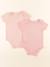 Lot de 2 bodies coton - 18 mois Rose 1 - vertbaudet enfant 