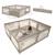 Grand parc bébé willow xl avec côtés en maille et grille de protection Beige sand+Grey concrete 1 - vertbaudet enfant 