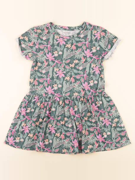 Robe - 6 ans Rose, vert 1 - vertbaudet enfant 