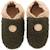 Chaussons bébé cuir souple bouclettes kaki-beige Vert 2 - vertbaudet enfant 