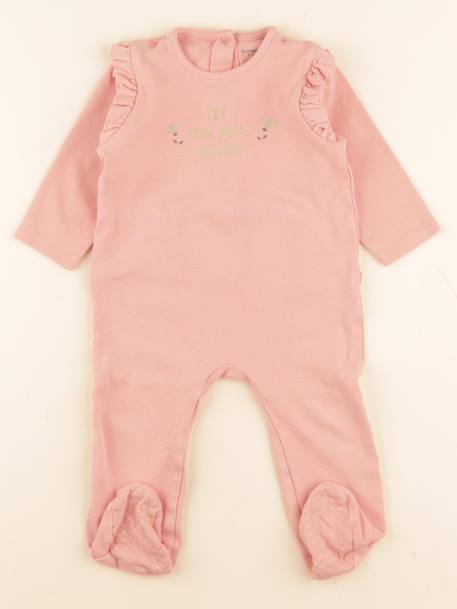 Pyjama coton - 18 mois Rose, or 1 - vertbaudet enfant 