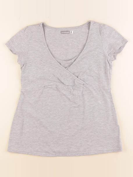 Tee-shirt allaitement - 34 à 36 Gris 1 - vertbaudet enfant 