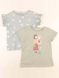 Seconde main-Fille-Lot de 2 tee-shirts - 8 ans